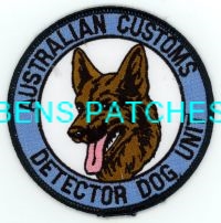 FOREIGN,AUSTRALIA,AUSTRALIAN CUSTOMS DETECTOR DOG UNIT K-9 1
